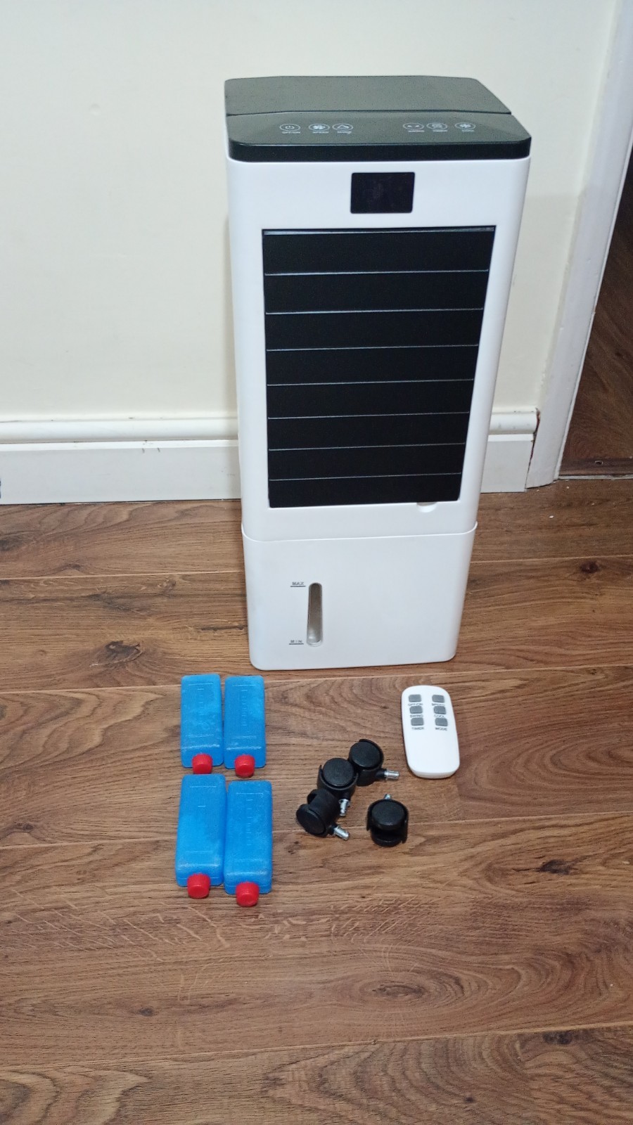 8L Portable Air Cooler Evaporative Cooling Fan Remote Control Timer - Image 3