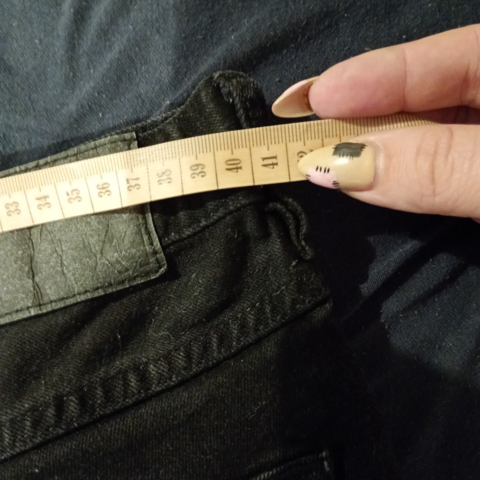 French Connection Slim Black Jeans W32 L30 - Image 6