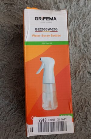 GRIFEMA 200ml White Spray Bottle - Fine Mist Sprayer for Hair, 200 ml,