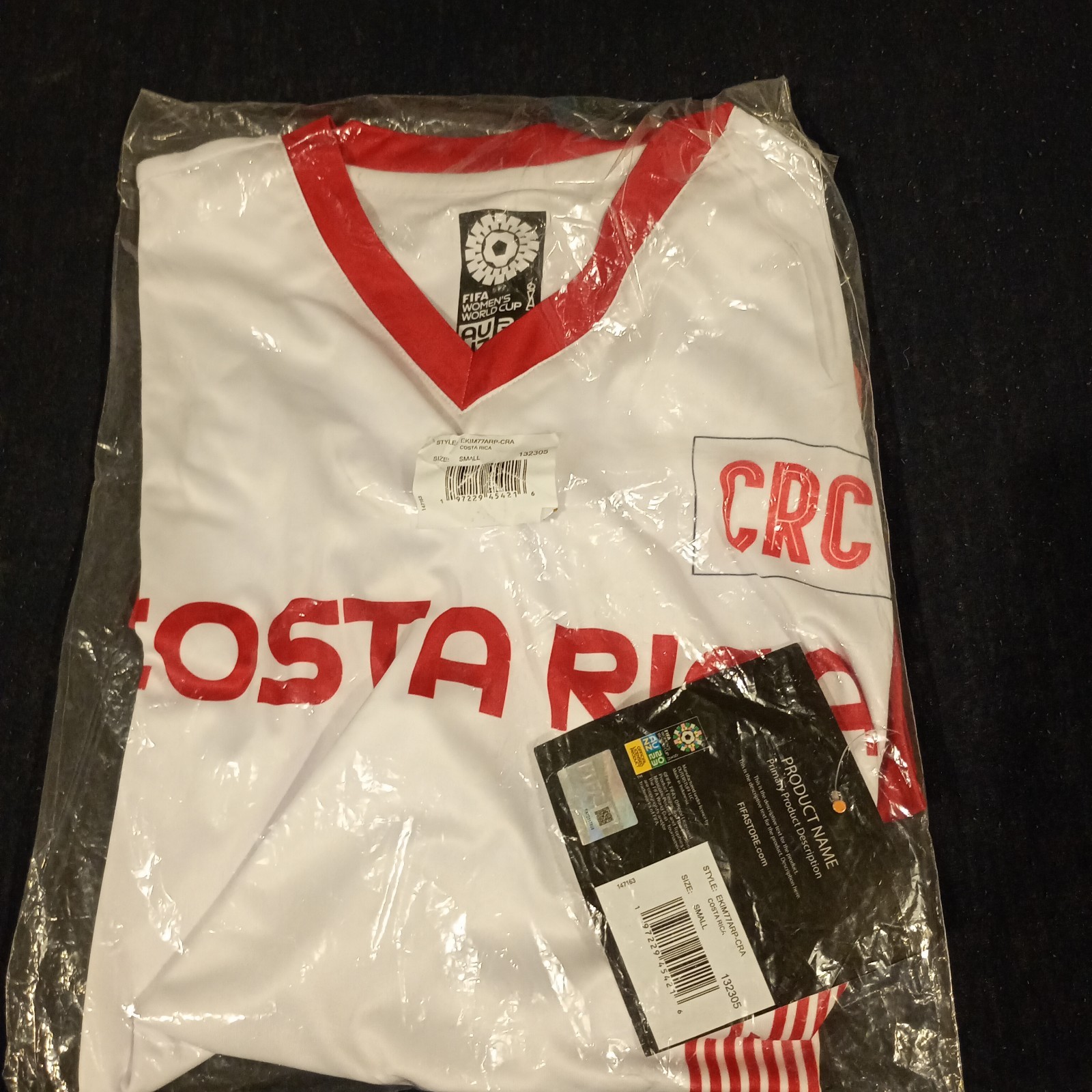 Official 2023 Women’s Football World Cup Adult Team Shirt, Costa Rica,Small - Image 3
