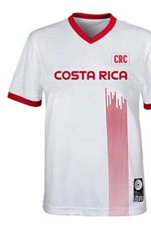 Official 2023 Women’s Football World Cup Adult Team Shirt, Costa Rica,Small