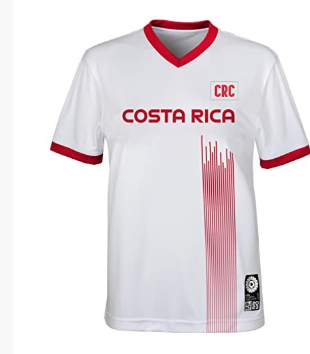 Official 2023 Women’s Football World Cup Adult Team Shirt, Costa Rica,Small