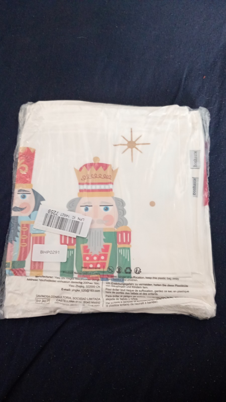 Christmas Nutcracker Cushion Covers 45 x 45 Cm Set of 4 Xmas Cushion Covers - Image 3