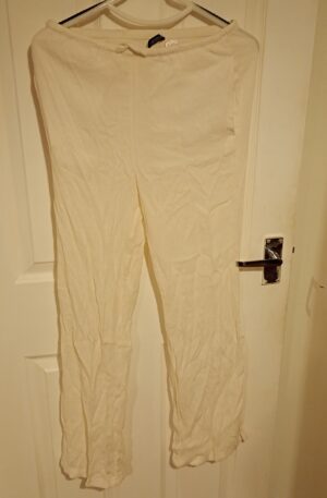 H&M Divided White Trousers Size Xxs
