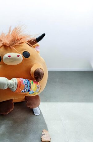 Snackles Cow Plush Soft Toy 35cm