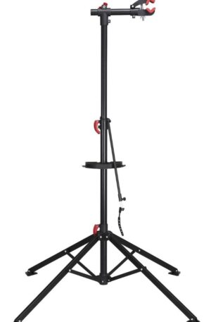 Yaheetech Adjustable Height Bicycle Workstand Folding Bike 108.5-188.5 cm, Black