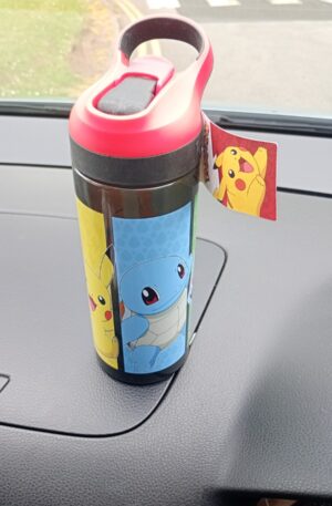 Zak Atlantic Pokemon Multicolour Sipper Water Bottle - 600ml