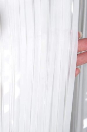 2pcs 3.2ft x 6.5ft White Foil Curtain Decoration Tinsel Foil Fringe Curtains