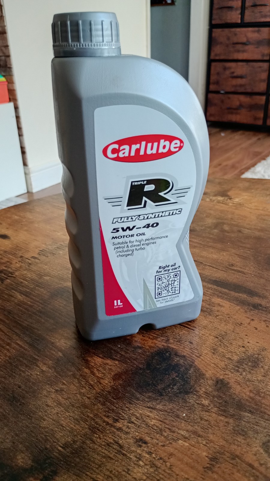 Carlube Fully Synthetic 5W-40 Oil 1 Litre