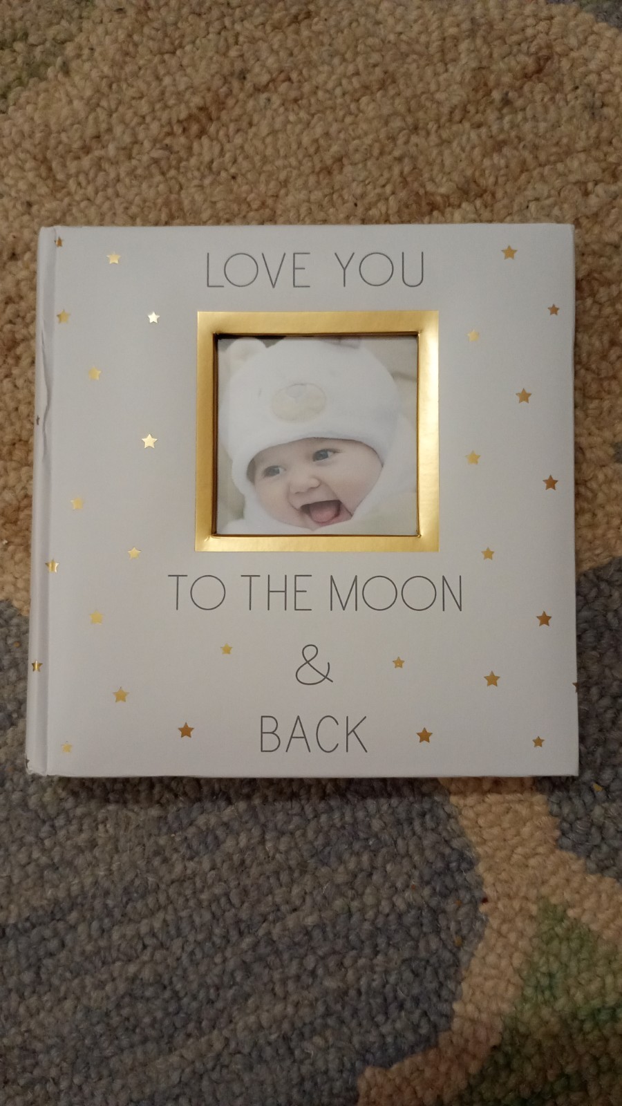 Malden Int Designs 2 Up 4x6 Baby Photo Album with Memo Writing Area Love You
