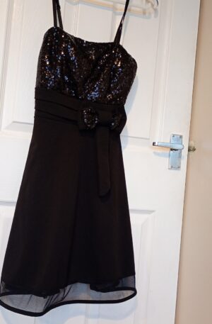 Mini Black Dress /One Size/ Length 75cm